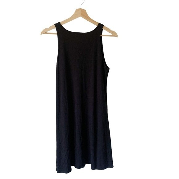 AVIVIT YIZHAR Black Casual Sleeveless Tunic Side Slits Size 1 (US 10-12) - Picture 6 of 11